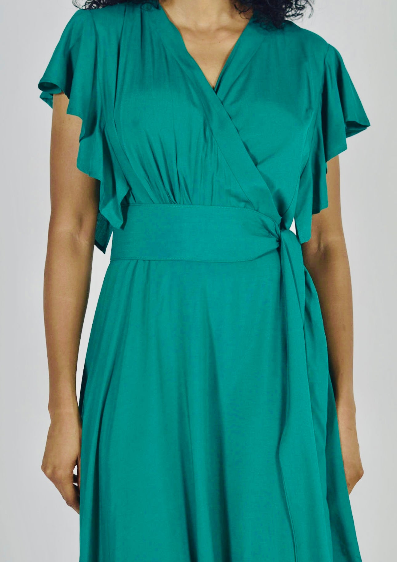 Vestido suelto cruzado Delicate